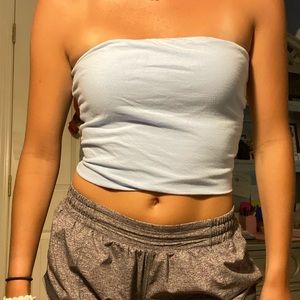 Light blue tube top
